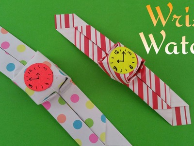How to make a paper  Wrist Watch ⌚  - Origami Tutorial