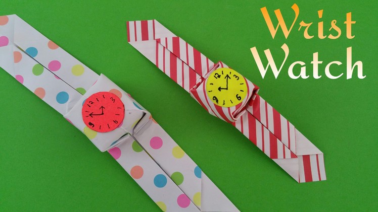 How to make a paper  Wrist Watch ⌚  - Origami Tutorial