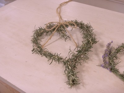 How to Make a Rosemary Heart for Valentines Day