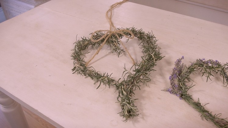 How to Make a Rosemary Heart for Valentines Day