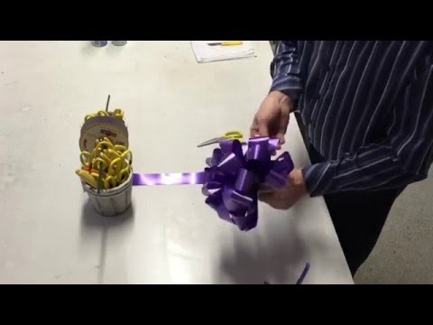 How to make a simple bow - multi loop and chocolate box style bow -