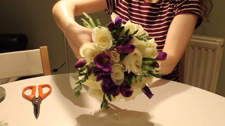 How to make a wedding bouquet