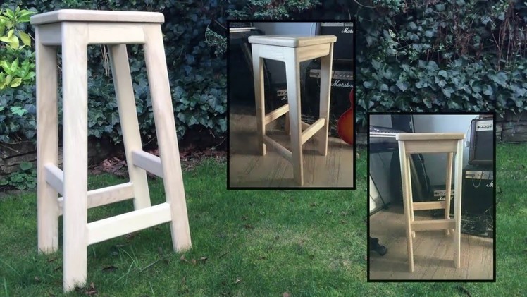 How to Make a Wooden Bar Stool