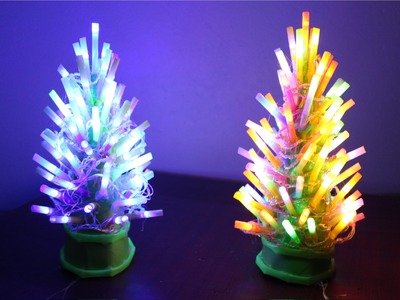How To Make An Illuminated  Christmas Tree Lamp