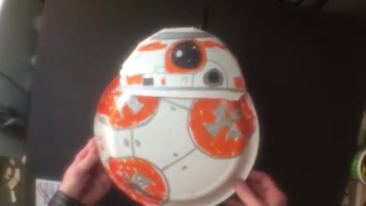 How to make BB-Plate, the origami (ish) version of Star War