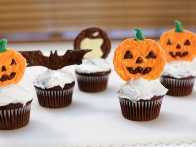 How to make Cupcake Toppers Halloween Themed