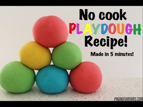 How to make No Cook Playdough
