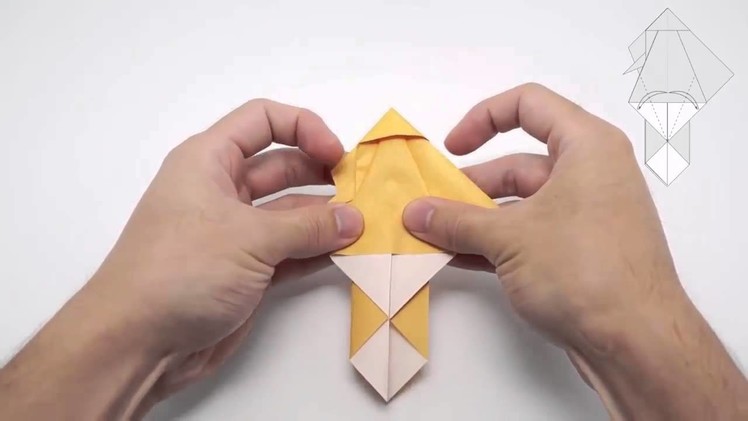 How to make origami capybara? origami ile capybara yapımı