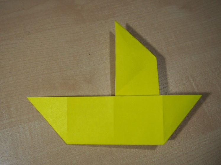 How to make origami paper Sailing Ship for beginners