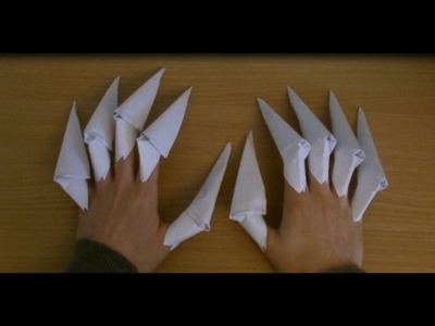 How To Make Paper Claws!