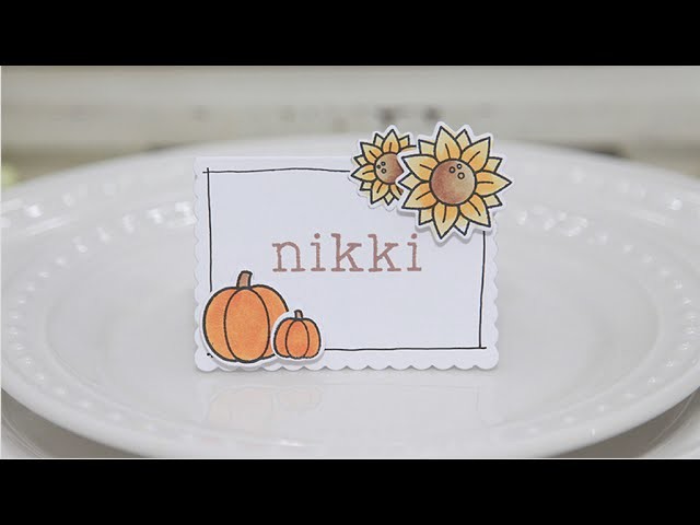 How to make Thanksgiving place cards