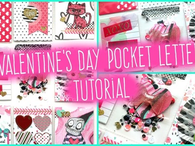 How To: POCKET LETTER TUTORIAL #11. Valentine's Day Theme!