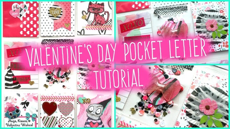 How To: POCKET LETTER TUTORIAL #11. Valentine's Day Theme!