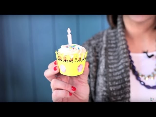 How to use the WRMK Happy Birthday Cupcake Liner Die