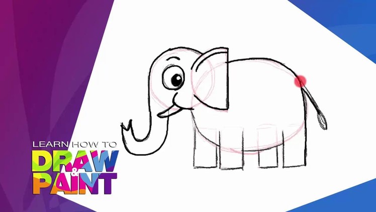 Learn how to draw and paint  Elephant