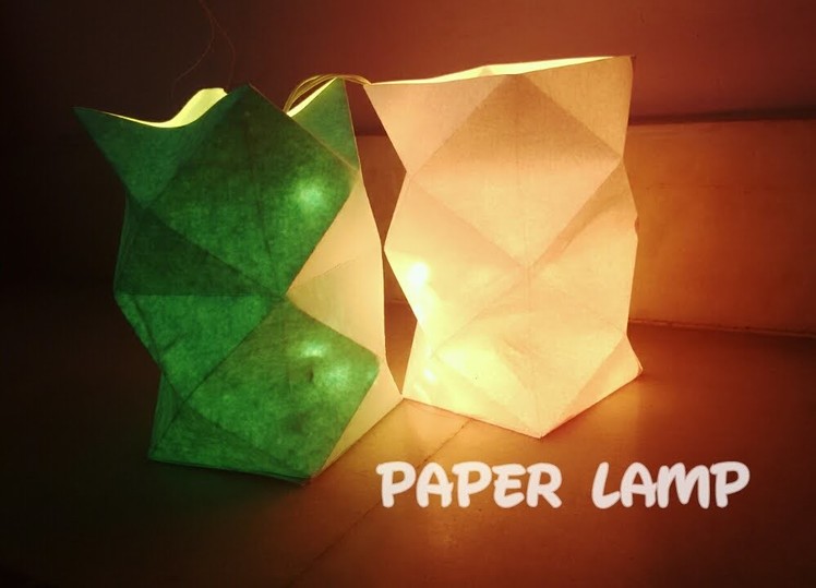 Origami Lamp | How to create Paper Lamp