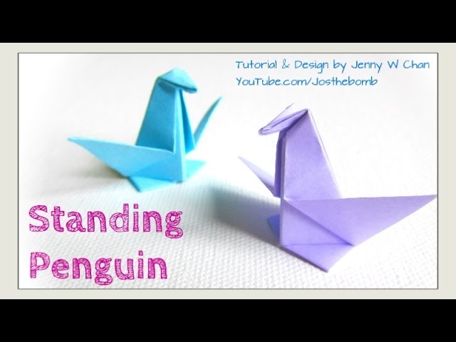Origami Penguin - Paper Penguin - Paper Crafts for Kids & Classroom