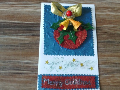 Paper Quilling Christmas Cards(Merry Christmas 2015)