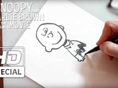 Snoopy and Charlie Brown: The Peanuts Movie | 'How to Draw Charlie Brown' | Official HD Featurette