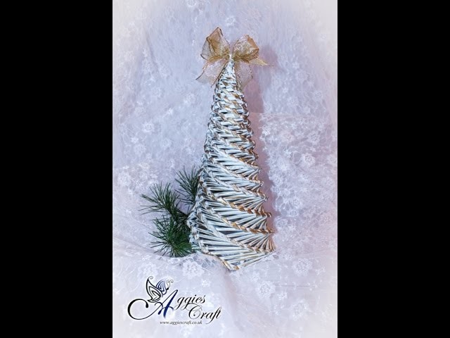 Wicker Paper Tutorial - Christmas Tree