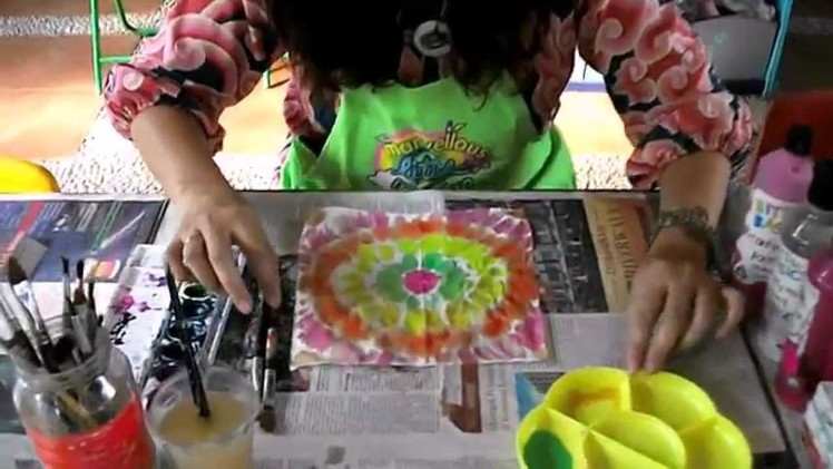 Arts & Crafts for Children #1 Tie-Dye Tissue Paper