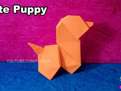 Cute Puppy Paper Dog Fold Kids Easy Makeing - Origami For kids