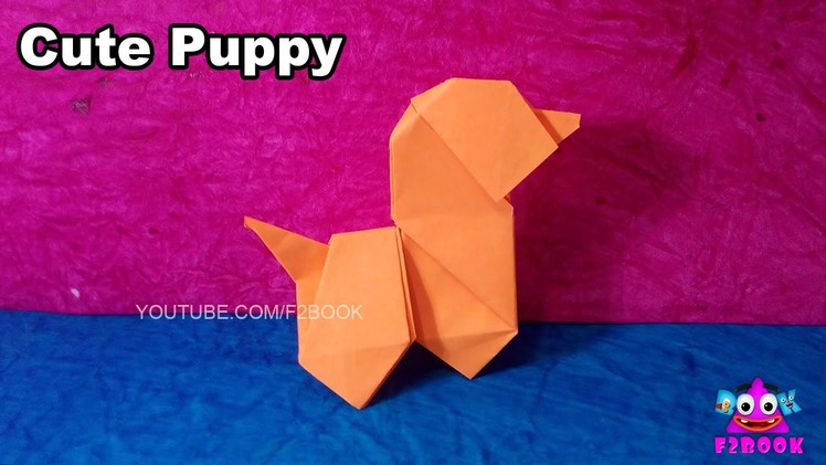Cute Puppy Paper Dog Fold Kids Easy Makeing - Origami For kids