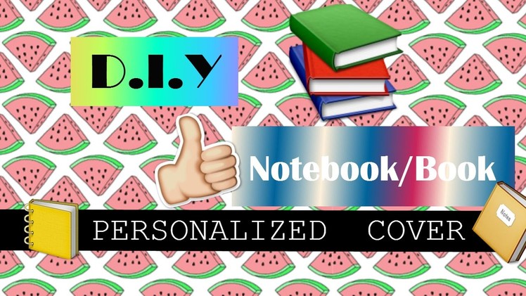 D.I.Y Personalized Notebook.Dictionary Cover | ItsKyleZhien!