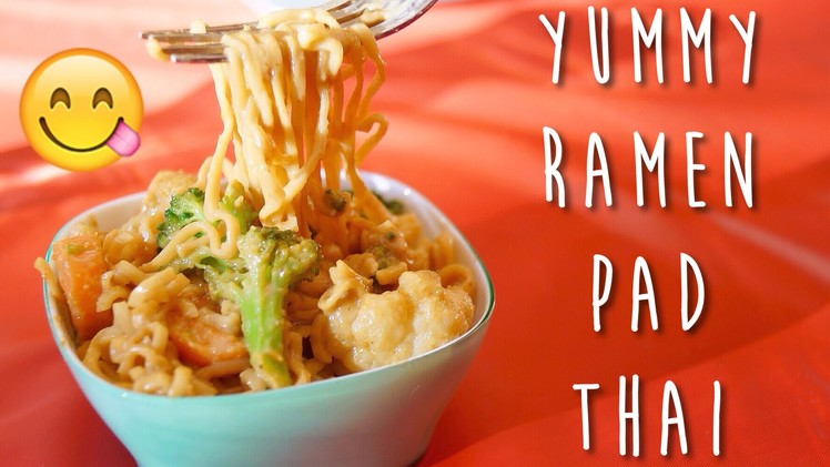DIY FAST Pad Thai - Spice Up Your Ramen! | KKLemonCake