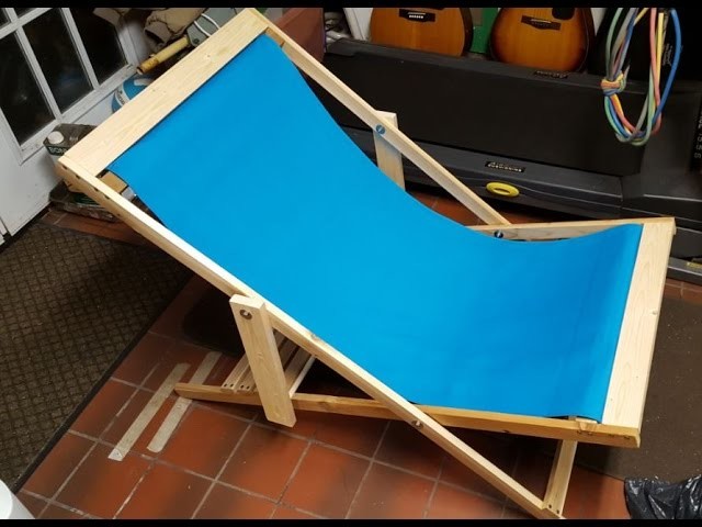 DIY Folding Beach Chair - Super Easy Project