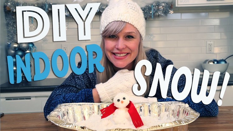DIY Indoor Snow! | Kids Outside The Box