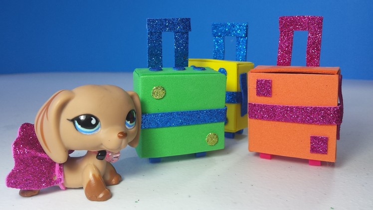 DIY LPS or MLP Doll Suitcases - Luggage