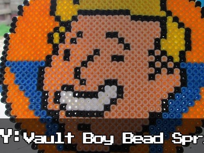 DIY: Vault Boy Face | Bead Sprites (Perler.Hama Beads)
