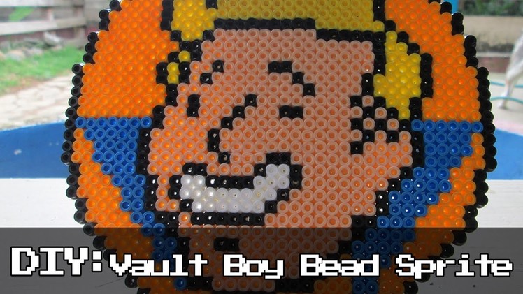 DIY: Vault Boy Face | Bead Sprites (Perler.Hama Beads)