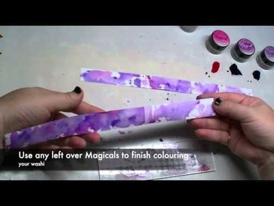 DIY Watercolour Washi with Magicals from Lindy's Stamp Gang