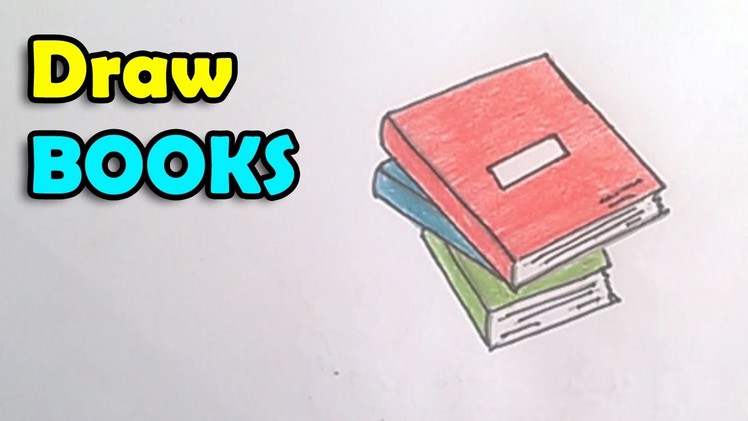 How to Draw a Book step by step for kids