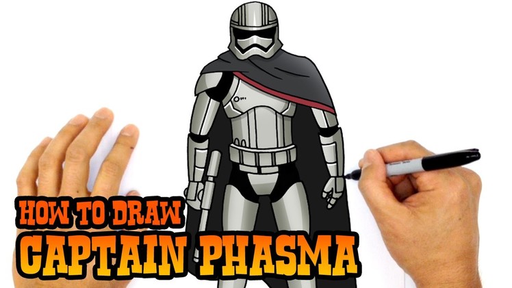 How to Draw Captain Phasma (Star Wars)- Kids Art Lesson