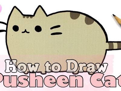 How to Draw PUSHEEN CAT • Collab. with FimoKawaiiEmotions