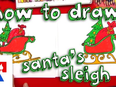 How To Draw Santa's Sleigh