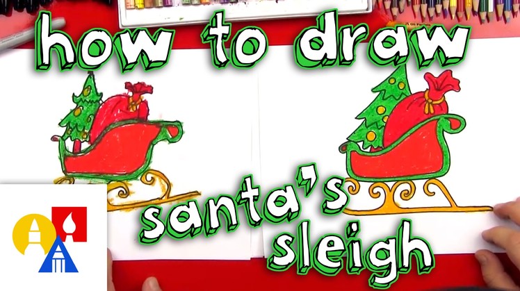 How To Draw Santa's Sleigh