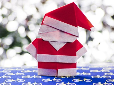 How to make a paper santa claus origami