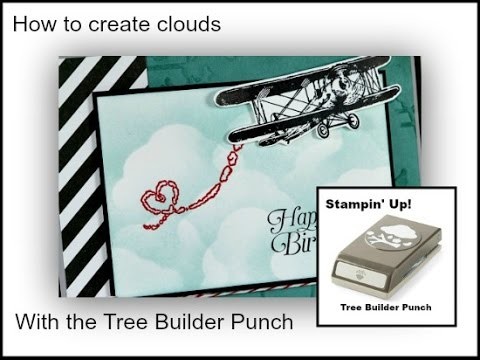 How to make a sponged cloud background for the Sky is the Limit Stamp Set
