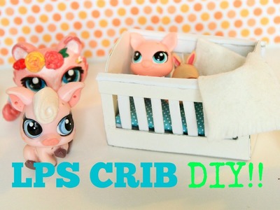 How to make an EASY LPS crib | How to make EASY doll crib