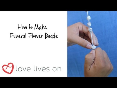 How to make Beads out of Funeral Flowers