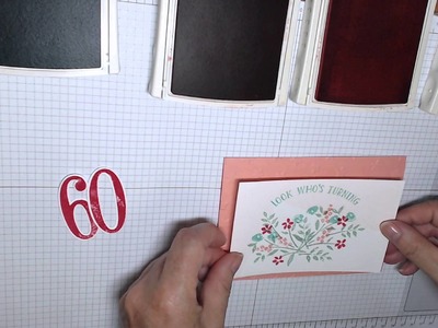 How to use Framelits: Number of Years. Stampin' Up! Australia