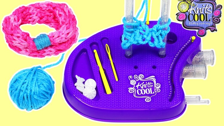 Knit's Cool Deluxe Knitting Studio Playset DIY Fun & Easy How to Knit a Headband!