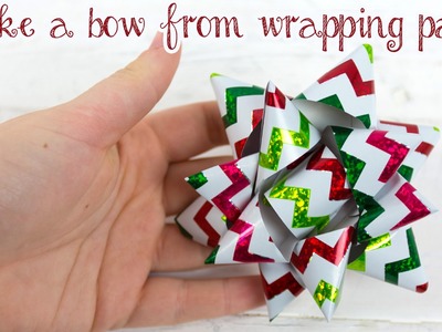 Make a Bow from Wrapping Paper