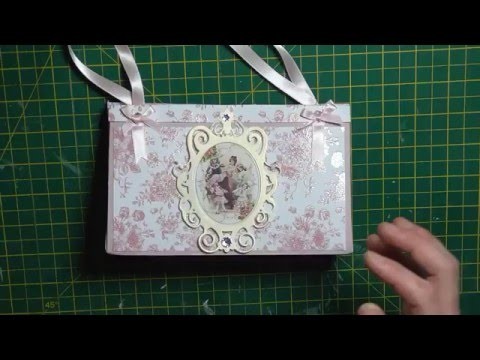 Paper folded handbag tutorial