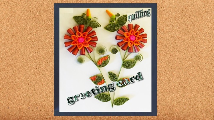 Paper Quilling : Happy New Year in 2016 greeting cards
