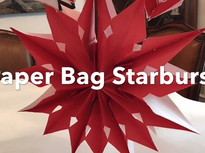 Party Decor | Paper Bag Starburst